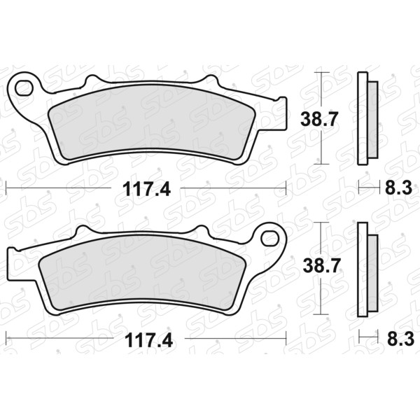 Plaquettes de frein 159 CT