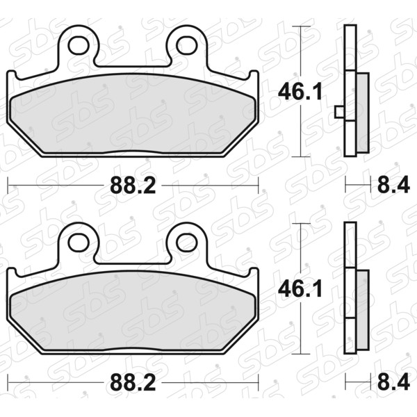 Plaquettes de frein 182 CT