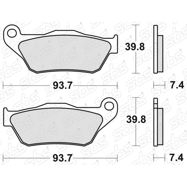 Plaquettes de frein 194 CT