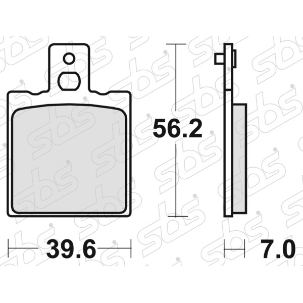 Plaquettes de frein 519 LS