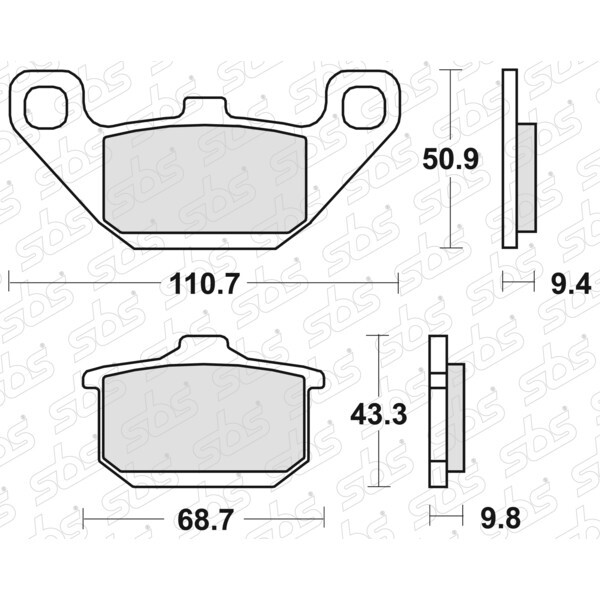 Plaquettes de frein 557 LS