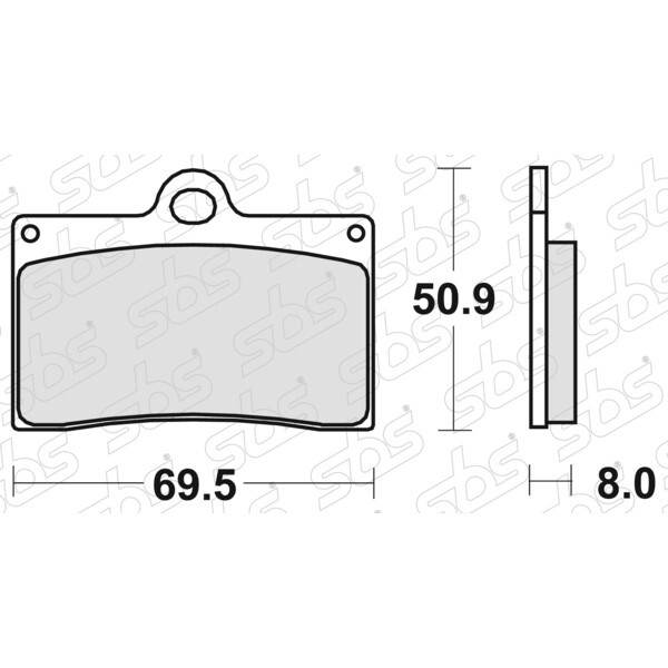 Plaquettes de frein 566 H.CT