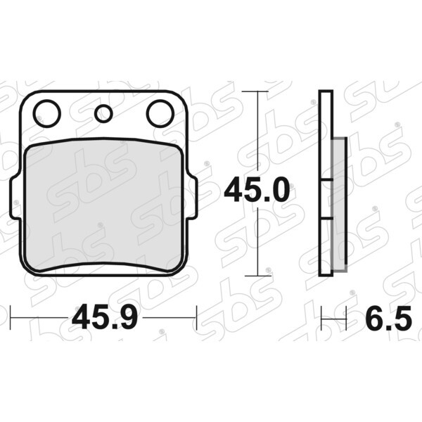 Plaquettes de frein 584 RSI