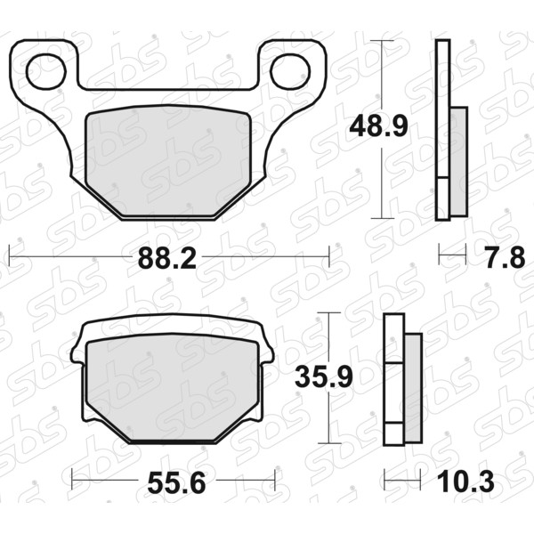 Plaquettes de frein 585 HF