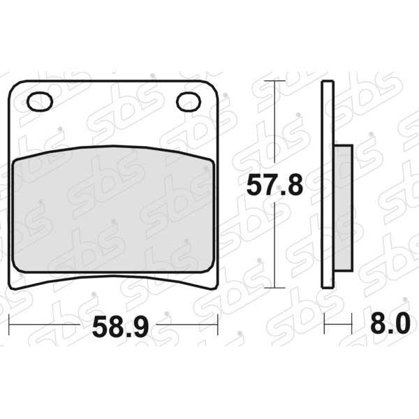 Plaquettes de frein 620 LS