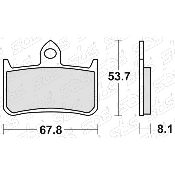 Plaquettes de frein 622 HS