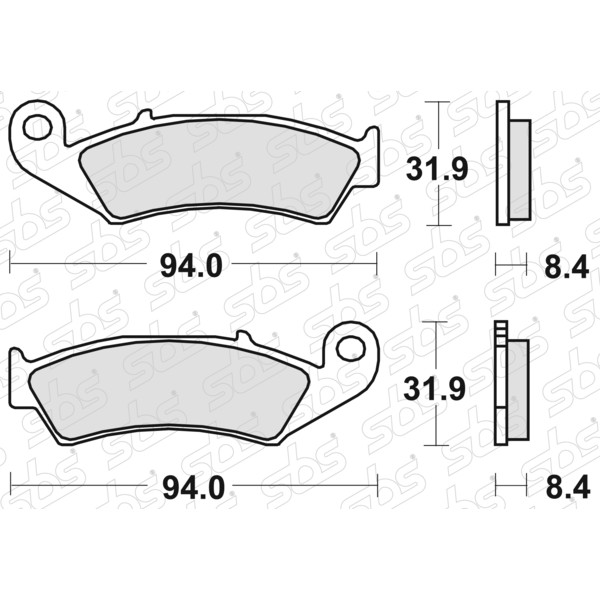 Plaquettes de frein 623 LS