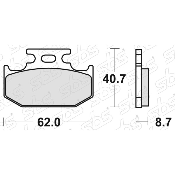 Plaquettes de frein 632 RSI