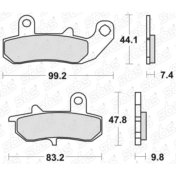 Plaquettes de frein 635 LS