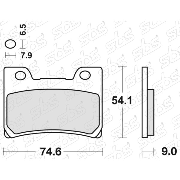 Plaquettes de frein 665 RS