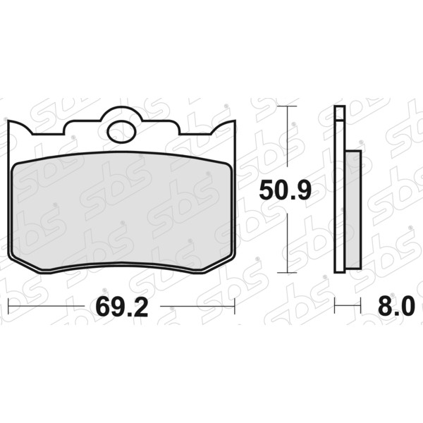 Plaquettes de frein 678 LS