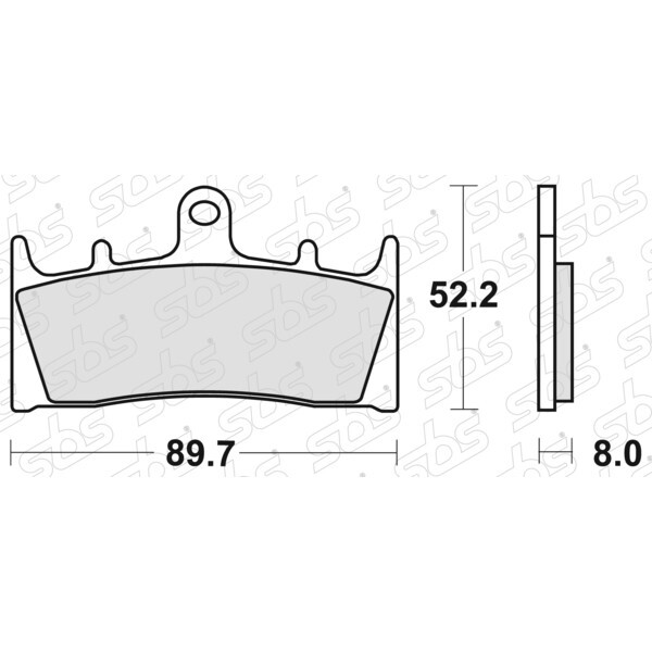 Plaquettes de frein 686 HS