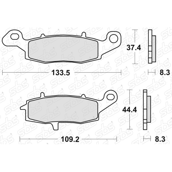 Plaquettes de frein 704 LS