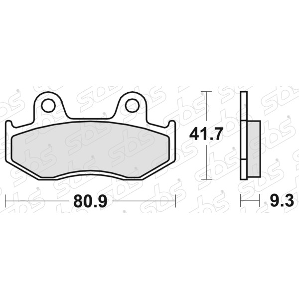 Plaquettes de frein 709 RSI