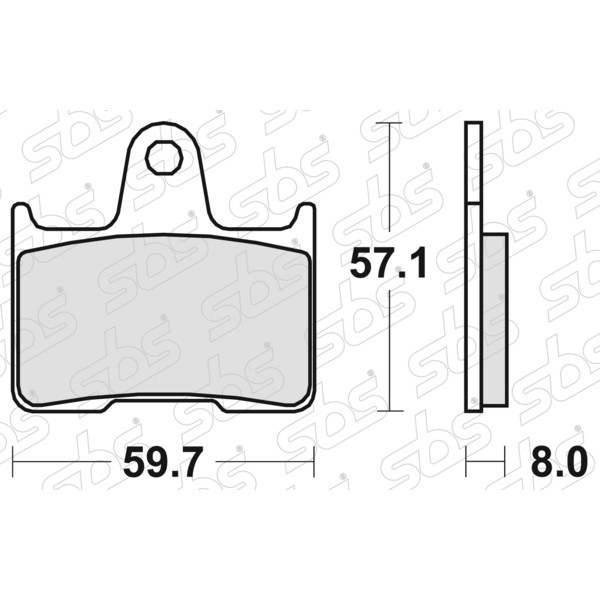 Plaquettes de frein 715 LS