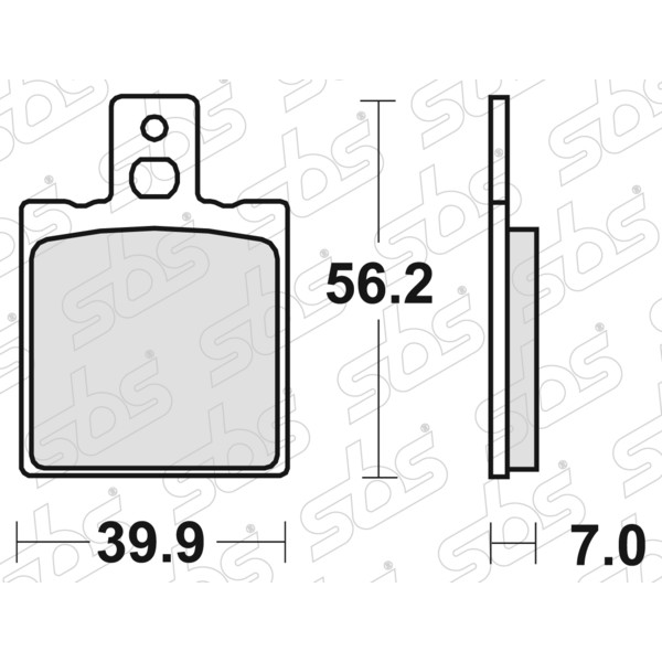 Plaquettes de frein 718 RSI