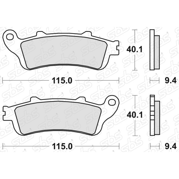 Plaquettes de frein 722 LS