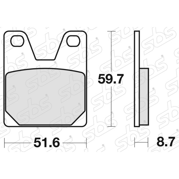 Plaquettes de frein 733 LS