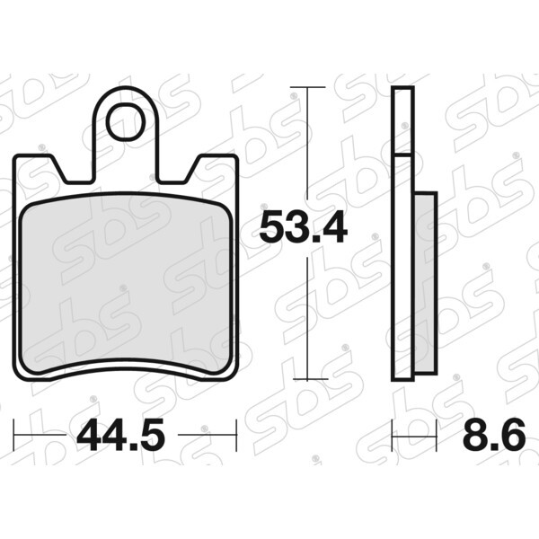 Plaquettes de frein 740 SP