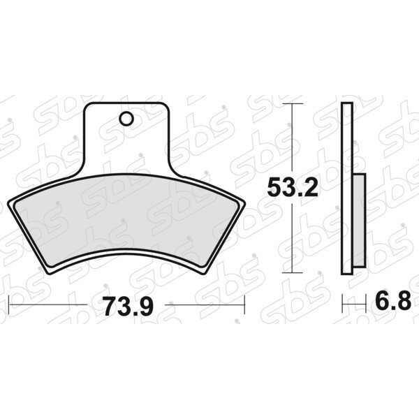 Plaquettes de frein 755 ATS