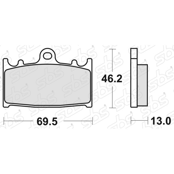 Plaquettes de frein 789 LS