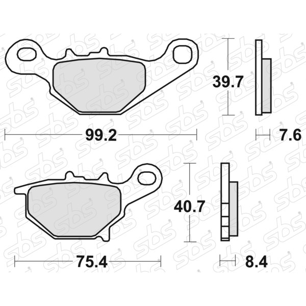 Plaquettes de frein 820 RSI