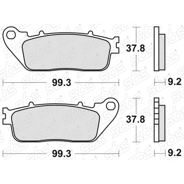 Plaquettes de frein 862 LS