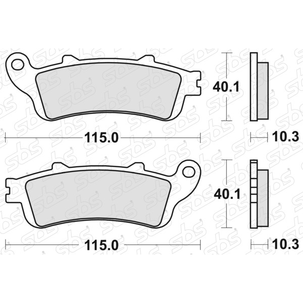 Plaquettes de frein 880 LS