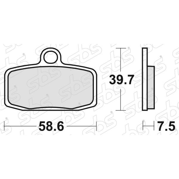 Plaquettes de frein 885 RSI