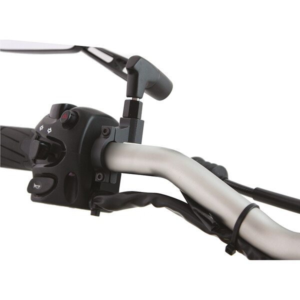 Rétroviseurs Moto Universels E24 Homologués – 1 Paire Ronde, Réglables 360°, M10 | Pour Scooter, Quad, ATV, Conduite Plus Sûre