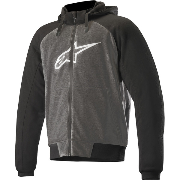 Alpinestars - Sweat zippé Chrome Sport Gris Foncé / Noir