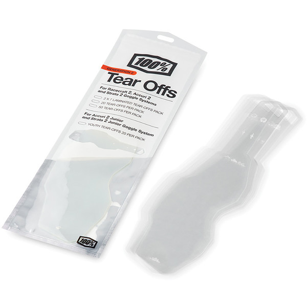 Tear-offs laminés Accuri 2 / Racecraft 2 / Strata 2