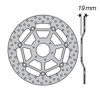 Disque de frein FE.FL27503 France Equipement