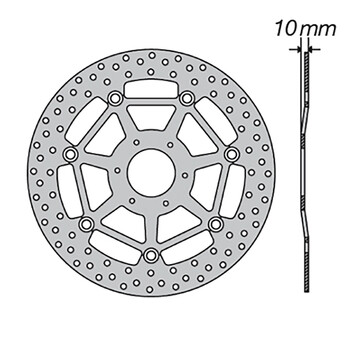 Disque de frein FE.FL29509 France Equipement