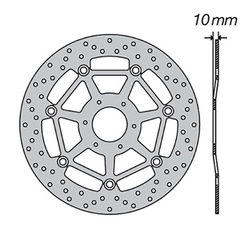 Disque de frein FE.FL31501 France Equipement