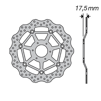 Disque de frein FE.FL51505V France Equipement