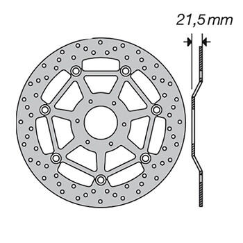 Disque de frein FE.FL56502 France Equipement