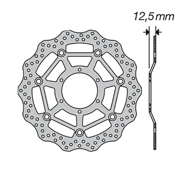 Disque de frein FE.FL59501V France Equipement