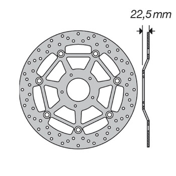 Disque de frein FE.FL71502 France Equipement