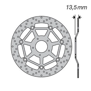 Disque de frein FE.FL91501 France Equipement