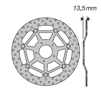 Disque de frein FE.FL93503 France Equipement