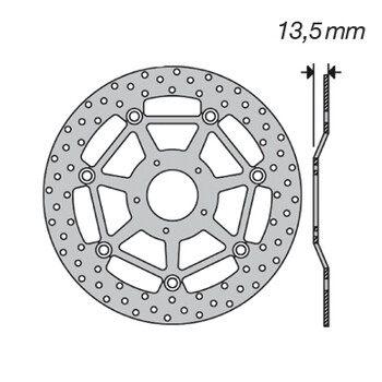 Disque de frein FE.FL94505 France Equipement