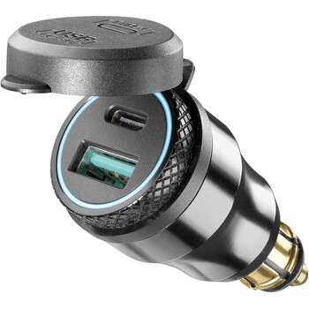 Adaptateur intelligent étanche 12V vers USB Quad Lock moto : ,  adaptateur de moto