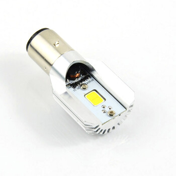 Ampoule H4 2 LED 12V Blanche (1860SMD) Chaft moto : www.dafy-moto