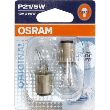 OSRAM NIGHT RACER 110 H4 Halogène, lampe de phare pour moto, 64193NR1-02B,  blister double (2 pièces avec casque de moto miniature)