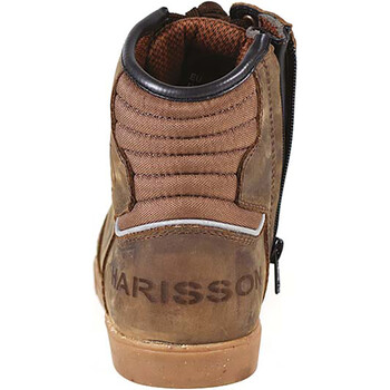 Baskets Harisson Yankee brown, sneakers moto, homme