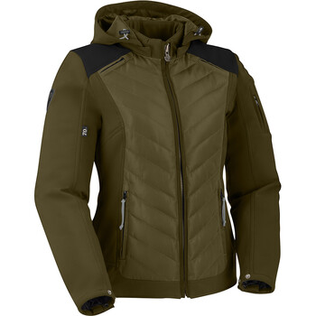 Blouson Segura Lady Patrol kaki, veste moto femme étanche