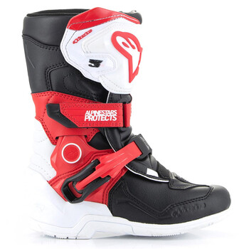 Bottes Moto Cross Enfant ALPINESTARS TECH 3 S KIDS Blanc - Bleu