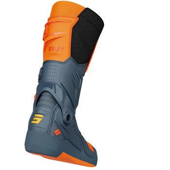 Botte moto orange deals