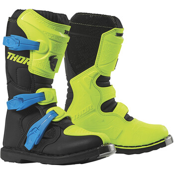 GCAutos - Bottes enfant moto cross Kimo Racing blanc - 32